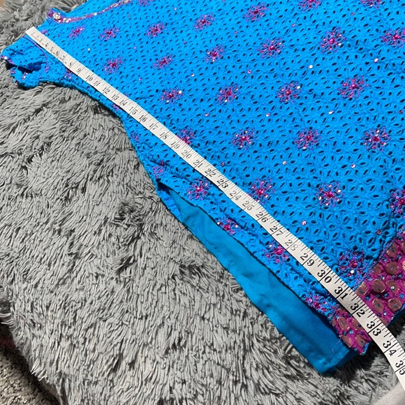 🥰🥰Eyelet, Embroidered, Handmade Tunic Dress🥰🥰 - Picture 14 of 15